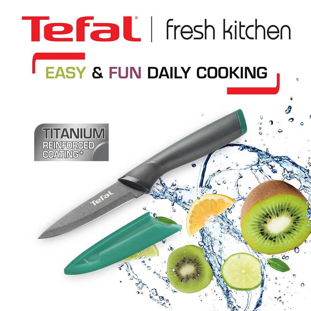 Tefal Fresh Kitchen Paring Knife, 9 cm - K1220604